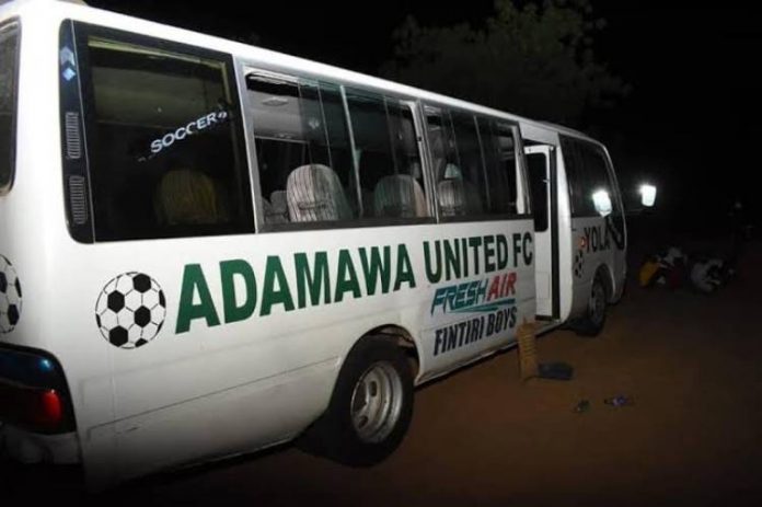 Gunmen attack Adamawa United bus, abduct driver