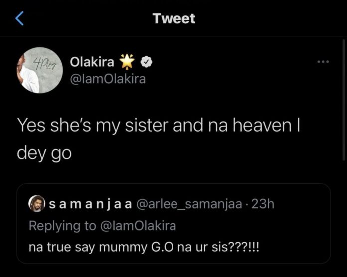 Mummy GO is my sister – Singer, Olakira confirms