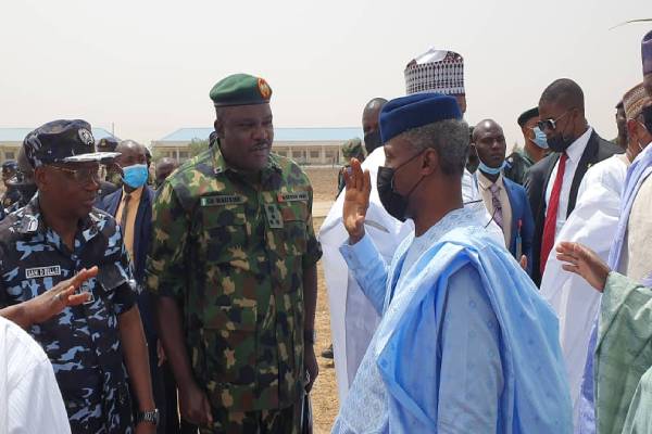 Vice President Osinbajo arrives Gusau, Zamfara State - Vice President Yemi Osinbajo Arrives Gusau, Zamfara State