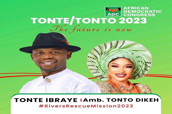Tonto Dikeh emerges running mate to ADC guber candidate in Rivers The Nation Newspaper