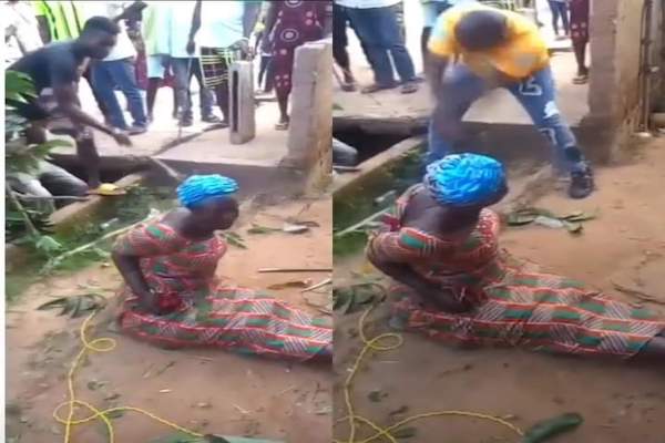 Widow Accused Of Being A Witch, Tied Up & Flogged In Abia
