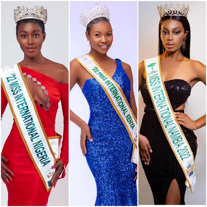 Nigeria, Kenya, Namibia Queens to storm Japan for Miss International 2022 World Finals