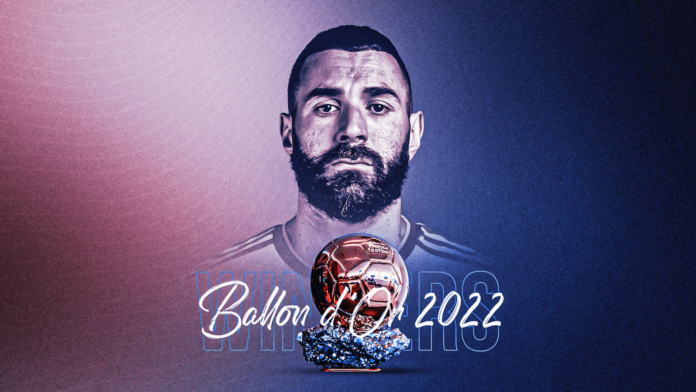 Karim Benzema Wins The 2022 Ballon D'or Award