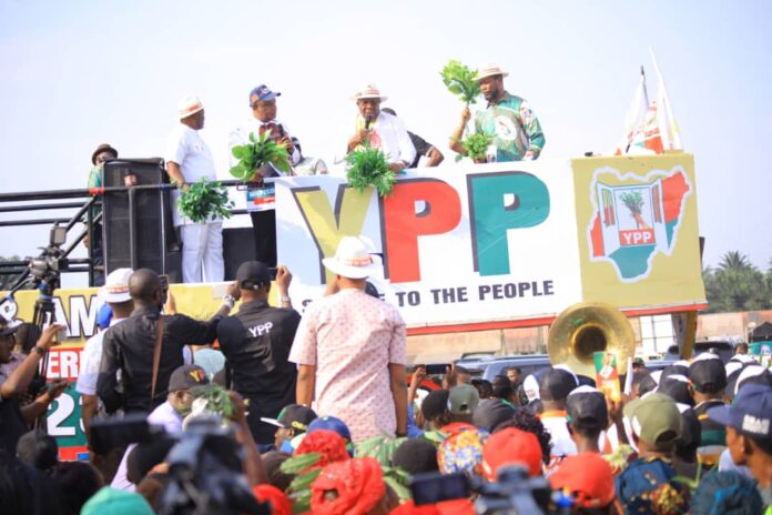 Akwa Ibom 2023: Thousands throng Senator Bassey Akpan’s campaign in Etim Ekpo
