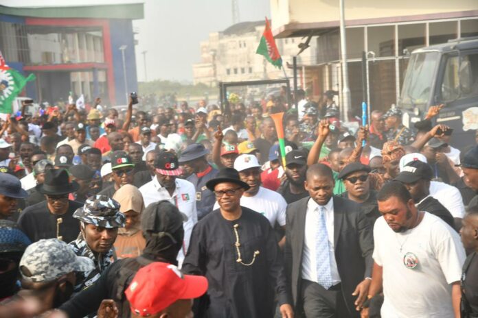 2023: It was robust reception - Peter Obi hails mammoth crowd at Bayelsa rally