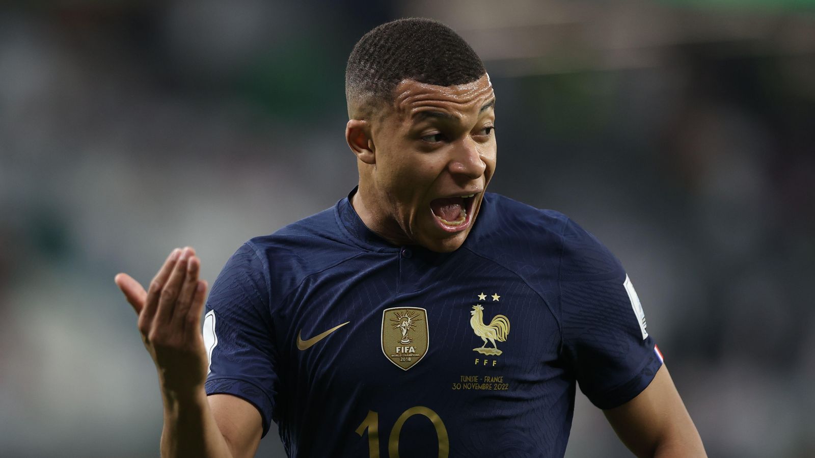 Qatar 2022: What Mbappe told his France teammates at half-time before scoring hat-trick