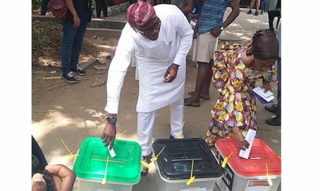 Lagos Tribunal: Gov Sanwo-Olu, wife voted with invalid voters cards - Witness