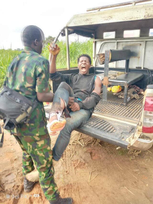 Nigerian Army Captures Wounded IPOB Fighter, Recover Firearms, Others