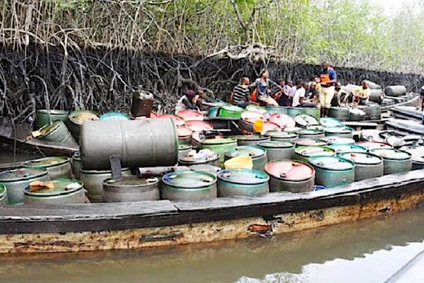 Navy Destroys Oil Theft Vessel, Others in Bayelsa