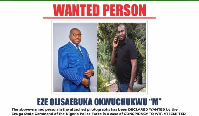 Enugu police declare man wanted for attempted kidnapping, assassination