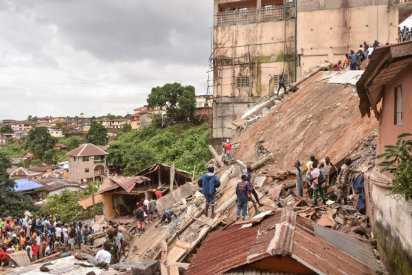 At least eight persons killed in Sierra Leone building collapse At least eight persons killed in Sierra Leone building collapse