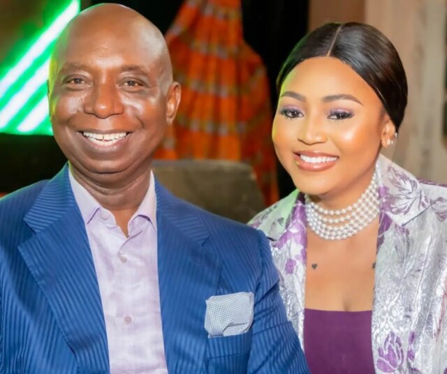 Ned Nwoko cautions Regina Daniels on 'bedroom action' Ned Nwoko cautions Regina Daniels on 'bedroom action'