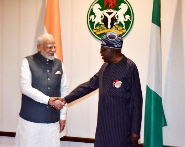 Tinubu confers national honour of GCON on Indian PM Modi Tinubu confers national honour of GCON on Indian PM Modi
