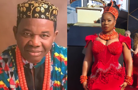 'You won my heart," Actor Chiwetalu Agu hails Yemi Alade's Actor Chiwetalu Agu hails Yemi Alade’s cultural pride at Grammy