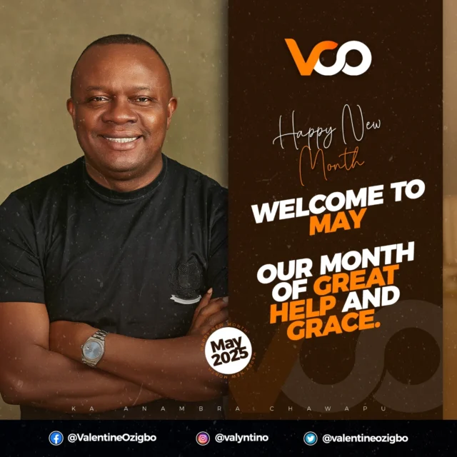 Valentine Ozigbo's New Month Message: In Hope, We Rise