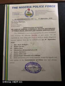 Kaduna Police Summon Ex-Governor El-Rufai, ADC Leaders Over Criminal Allegations