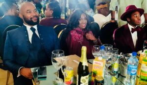 Dr. Emeka Akabogu,SAN, and his wife, Mrs Joyce Akabogu, CEO, OTL Africa Downstream Energy Week, and their son