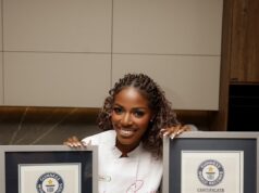 Hilda Baci receives second Guinness World Record plaque for largest jollof rice pot Hilda Baci receives second Guinness World Record plaque for largest jollof rice pot