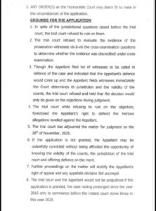 Mazi Nnamdi Kanu Seeks Court of Appeal Stay in Treason Trial Ahead of November 20 Judgment