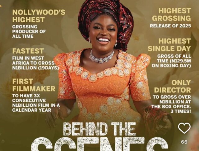 Funke Akindele movie sets new ₦1bn box office record