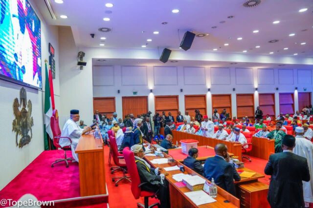 JUST IN: Senate clears Omokri, FFK, others for ambassadorial positions The Senate in Session