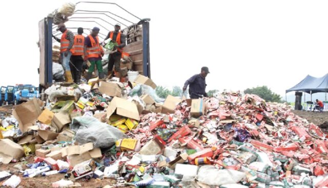 NAFDAC destroys N5bn fake, expired products in Nasarawa NAFDAC destroys N5bn fake, expired products in Nasarawa