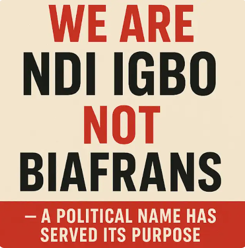 We are not Biafrans We are not Biafrans