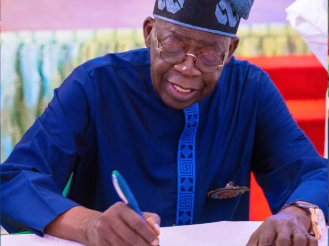 Bola Tinubu Sign