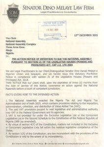 Dino Melaye Moves to Sue National Assembly Over VAT Laws