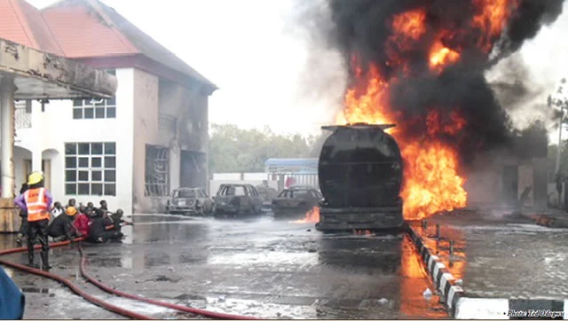 Fire Guts Petrol Tankers and Tricycles in Kano State Fresh Kano fire kills three, razes filling station, tanker