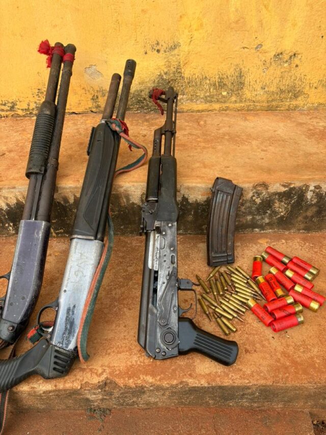 Anambra Police Neutralise Two Dreaded Armed Suspects in Fierce Gun Battle, Recover Black Toyota Highlander, Arms and Ammunition at Enugwu Agidi Junction