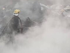 Major Industrial Fire Guts Lagos Chemical Factory, Emergency Teams Battle Toxic Blaze