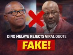Dino Melaye Denies Viral Claim That Peter Obi Is “Not Fit to Be President”