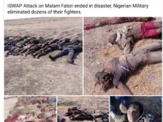 Pictures: Over 60 Boko Haram/ISWAP Fighters’ Bodies Recovered After Failed Malam Fatori Attack