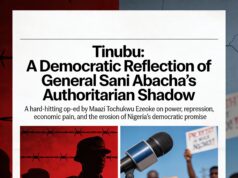 Tinubu: A Democratic Reflection of General Sani Abacha’s Authoritarian Shadow – Tochukwu Ezeoke Tinubu- A Democratic Reflection of General Sani Abacha’s Authoritarian Shadow