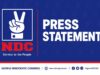NDC Insists It Has Not Been Deregistered, Files Appeal Against Court Ruling