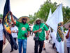 Photo News: Despite Police Withdrawal of Permit, Village Boys Movement Takes Over Abuja Streets for Peter Obi